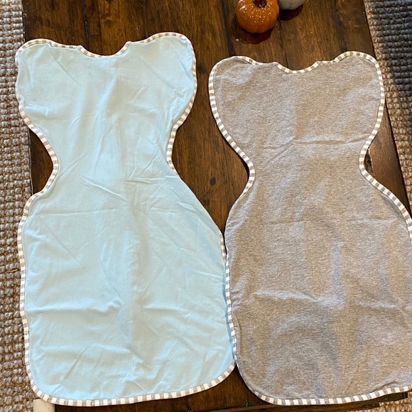 Love to Dream Baby Sleep sack in Light Blue and Gray - Picture 9 of 9